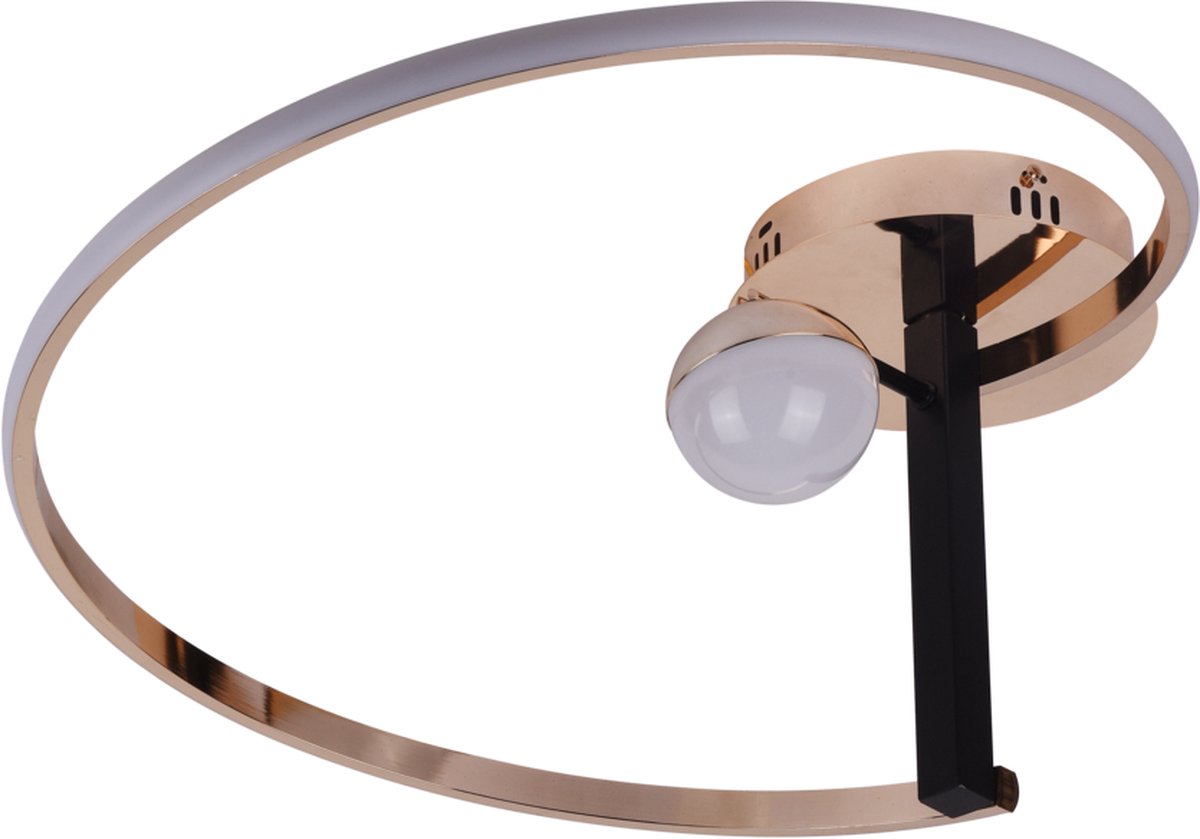 Amsterdam – Luxe Goud Chromen Plafondlamp