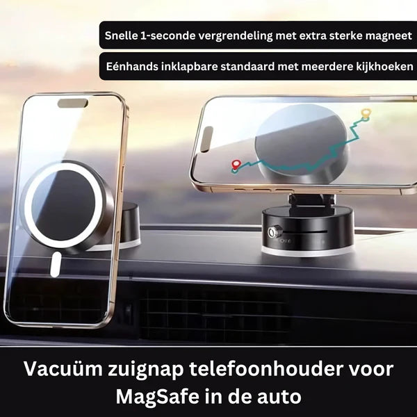 Opvouwbare Magnetische Telefoonhouder met Zuignap