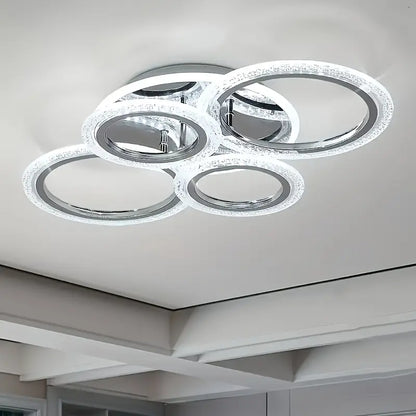 Rotterdam – Luxe Dimbare LED Plafondlamp met 4 Ringen